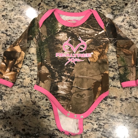 camo onesie baby girl